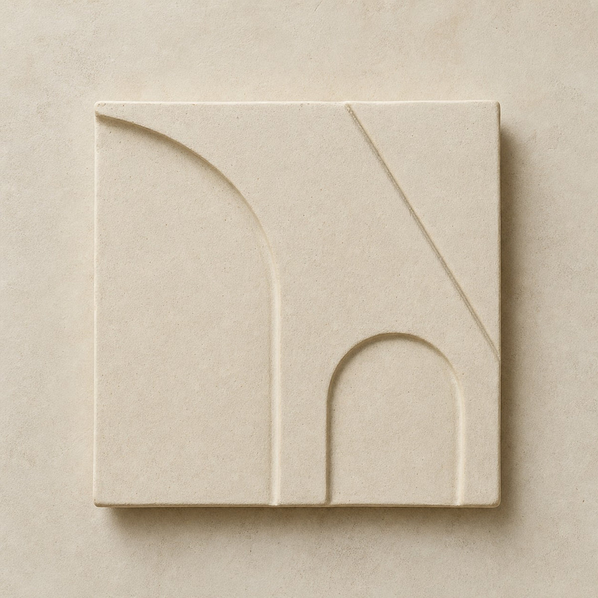 Arco Avorio — Handcrafted Ceramic Wall Tile