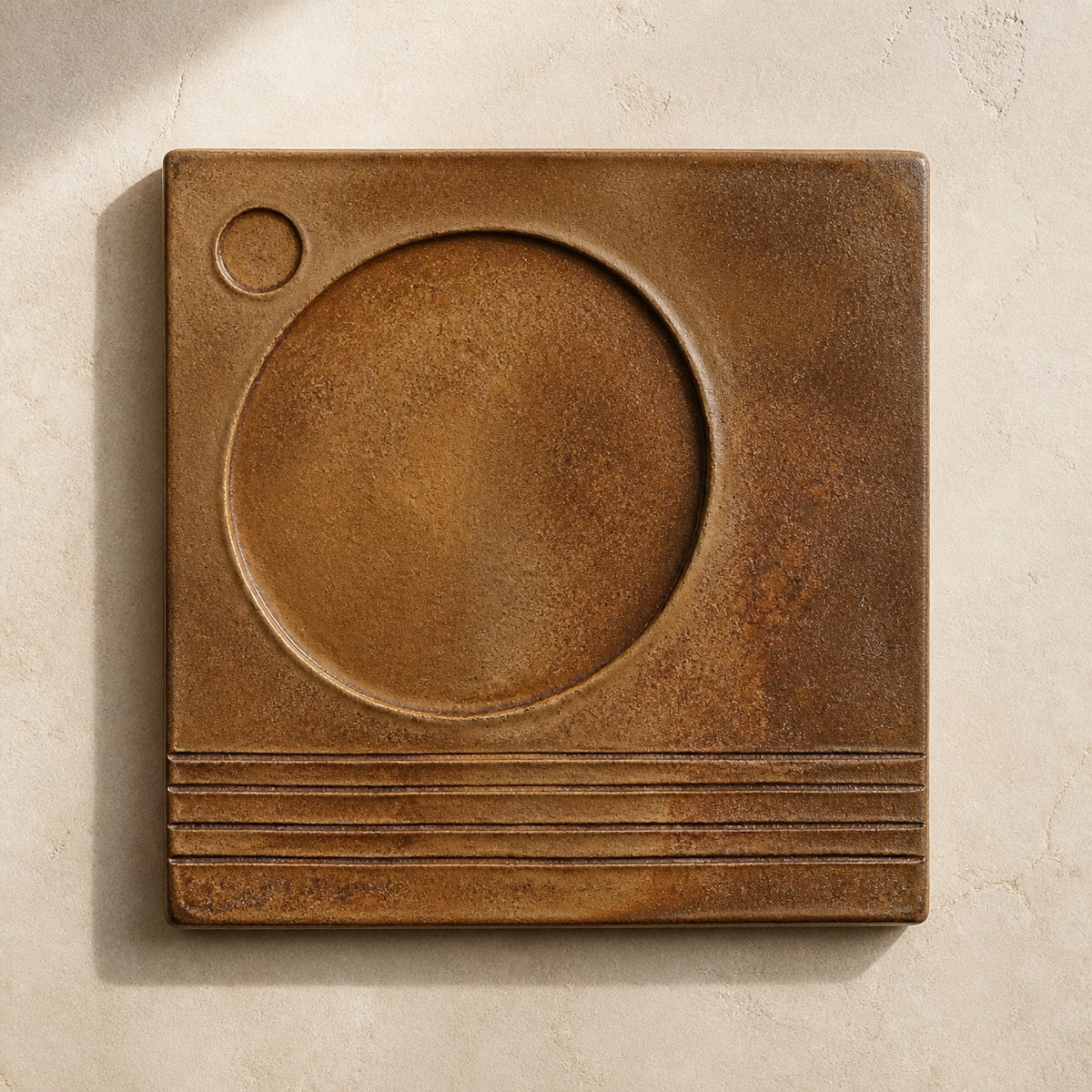 Cerchio Terra — Handcrafted Ceramic Wall Tile