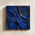 Orbita Cobalto — Handcrafted Ceramic Wall Art