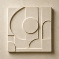 Rilievo Avorio — Handcrafted Ceramic Wall Tile