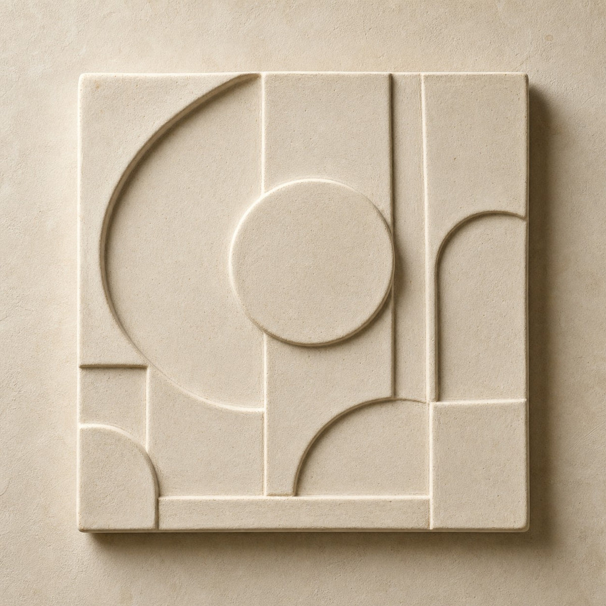 Rilievo Avorio — Handcrafted Ceramic Wall Tile